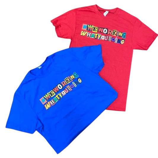 Mystery Color "Ransom Note" Tee