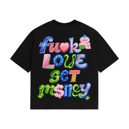 "F💔CK GET M💵NEY"  Tees