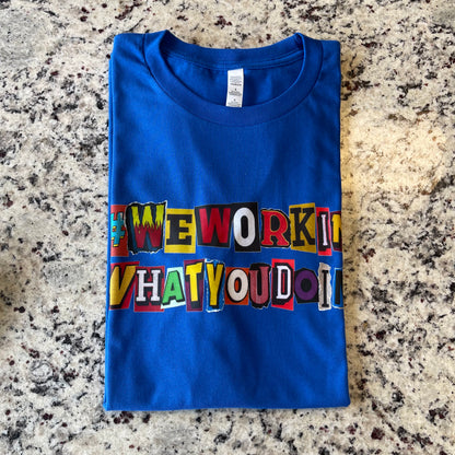 Mystery Color "Ransom Note" Tee