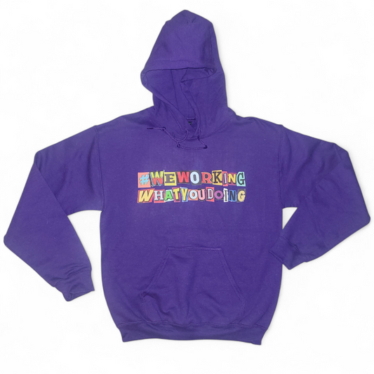 Purple "Ransom Note" Hoody *1 Of 1* Small