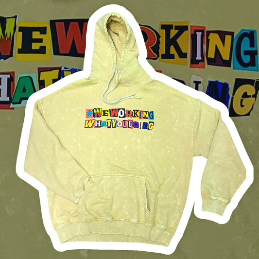 Acid Sand "Ransom Note" Hoodie *1 of 1* LARGE